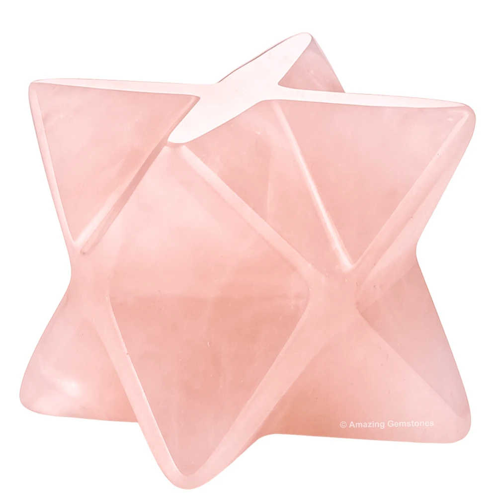 Rose Quartz Merkaba (20-25 mm)