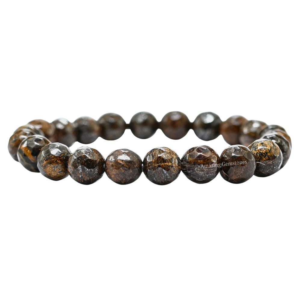 Bronzite Bracelet (Faceted) (Stretchable)