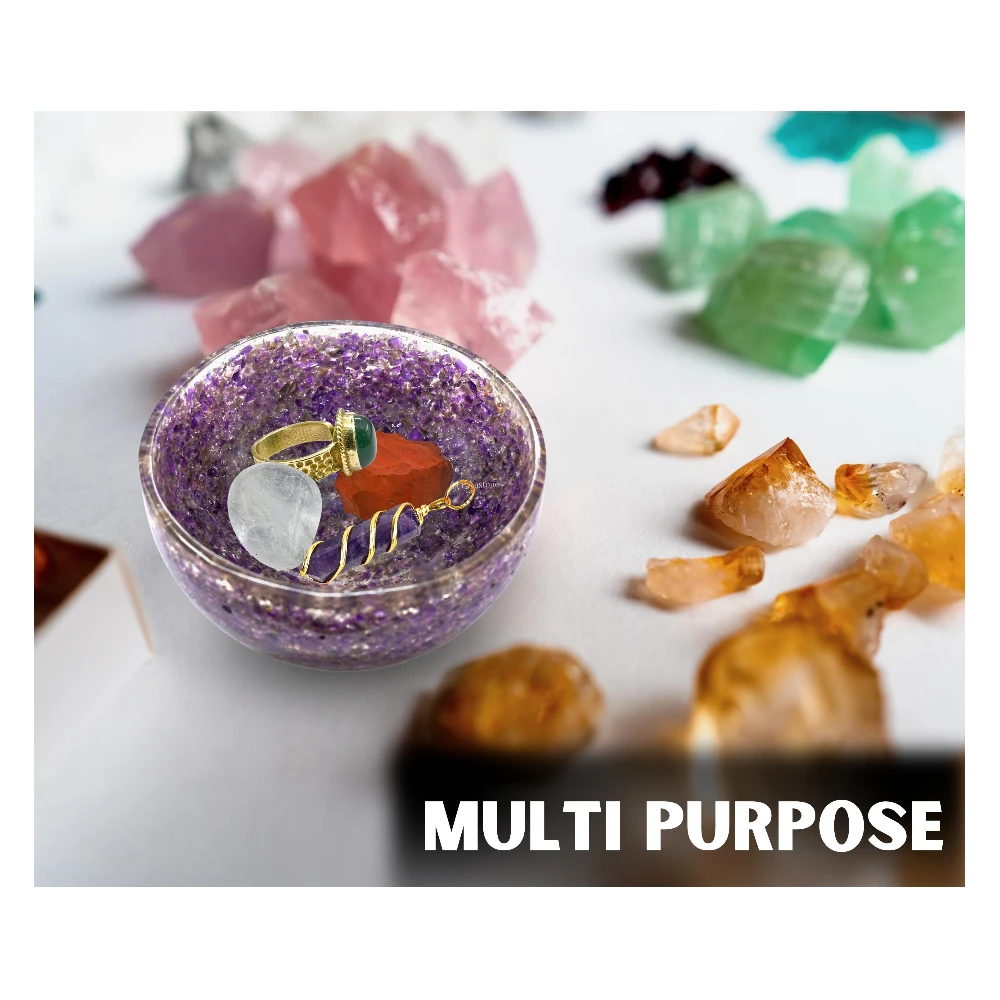 Amethyst Crystal Orgone Bowl (3 Inch)