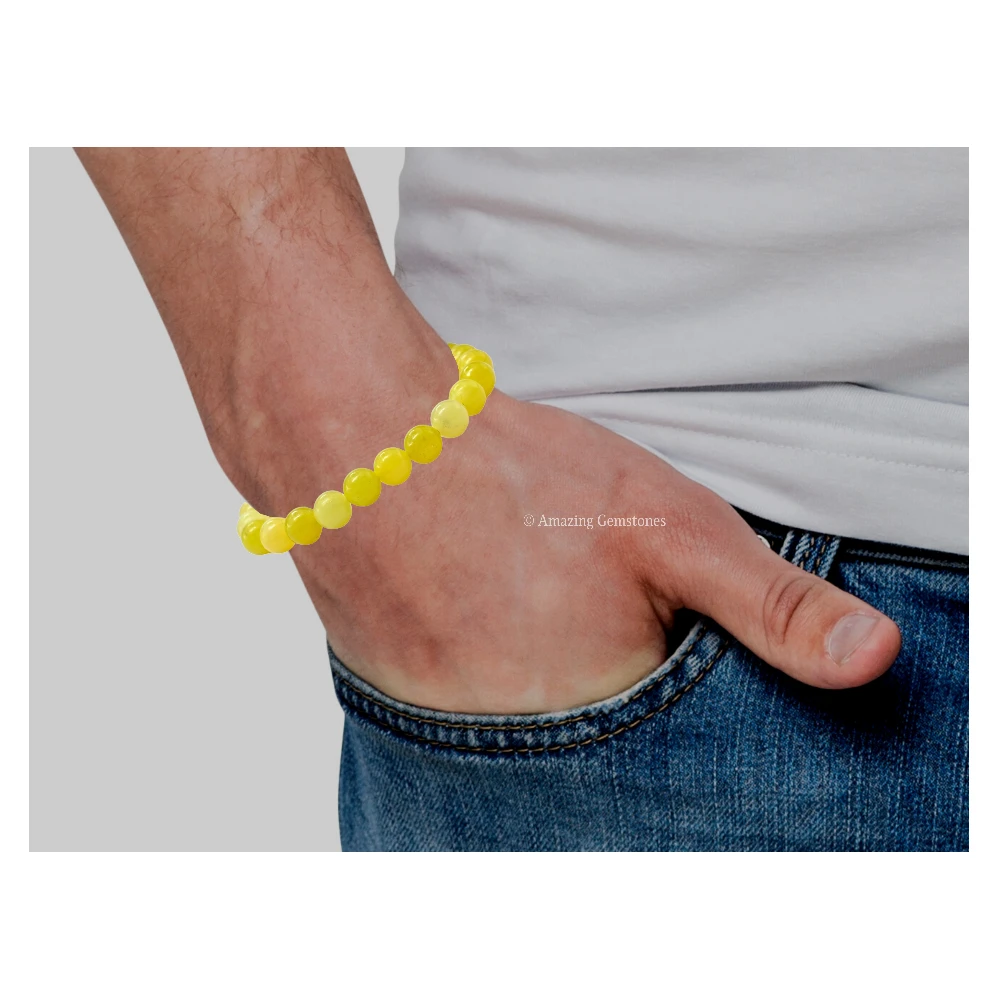 Lemon Jade Bracelet (Adjustable)