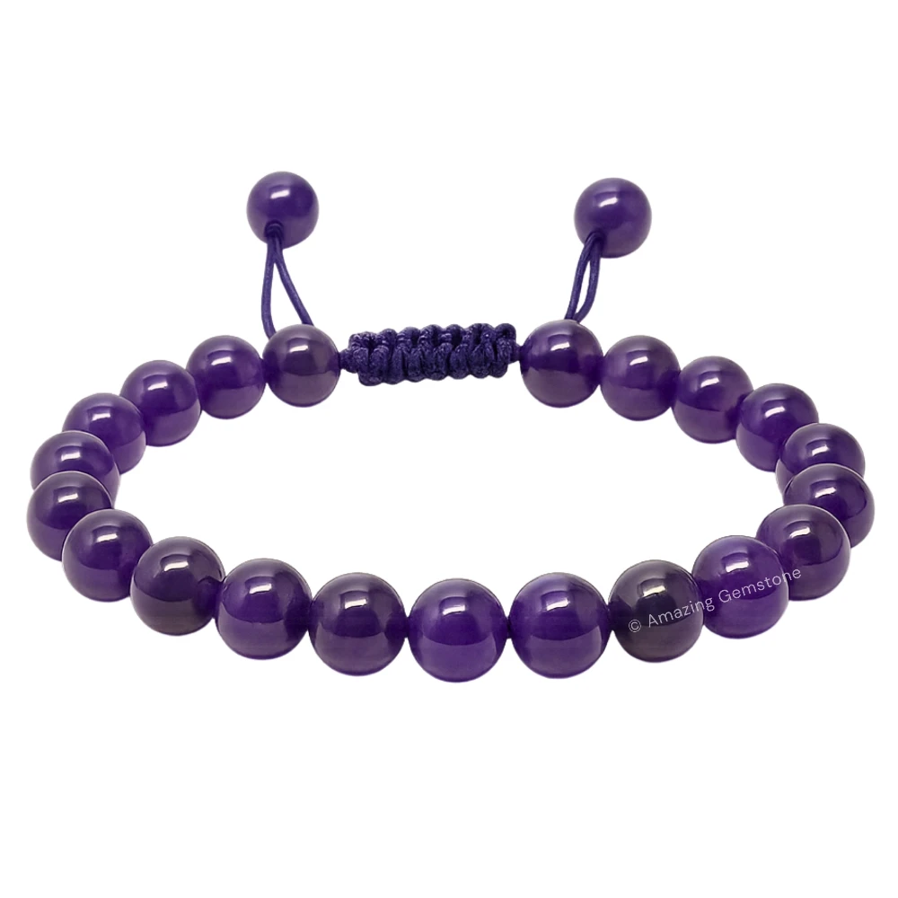Amethyst Bracelet (Adjustable)