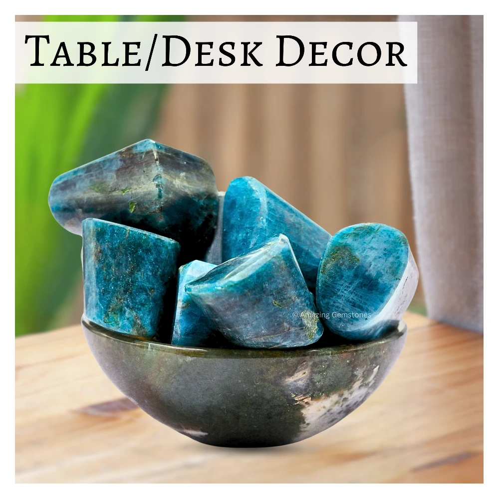 Tumbled Apatite Stone Crystals (1000+ Carats)