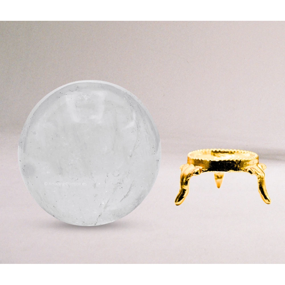 Large Clear Quartz Sphere (3 Inch)