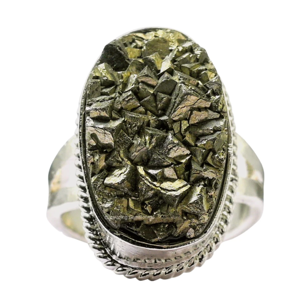 Pyrite Cluster Ring