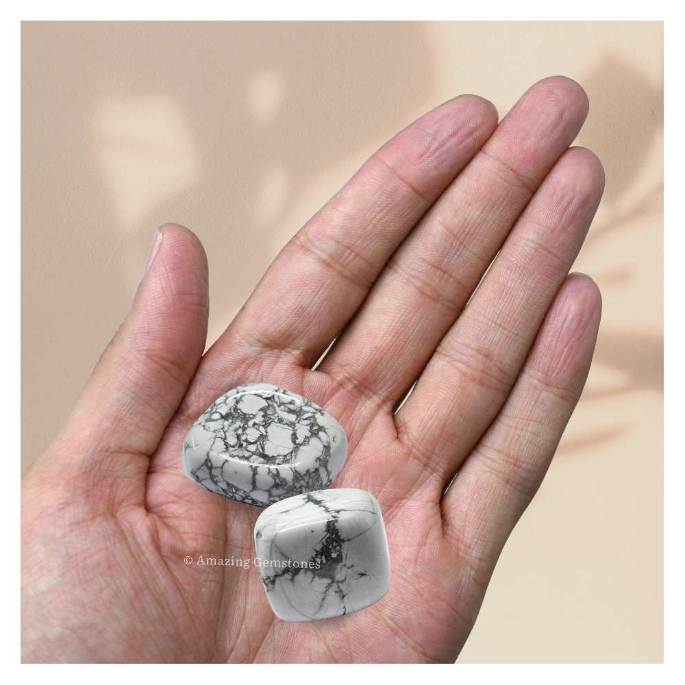 Tumbled Howlite Stone Crystals (1 oz)