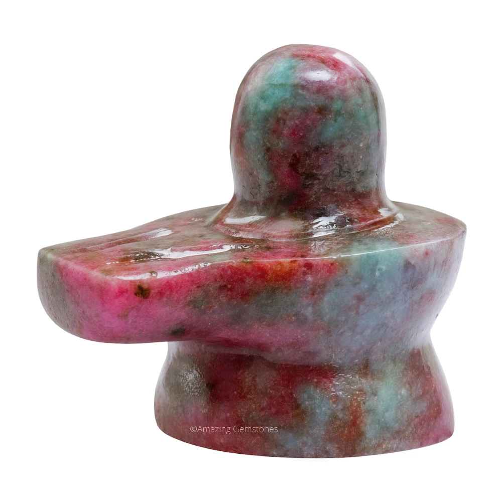 Ruby Kyanite Shivling