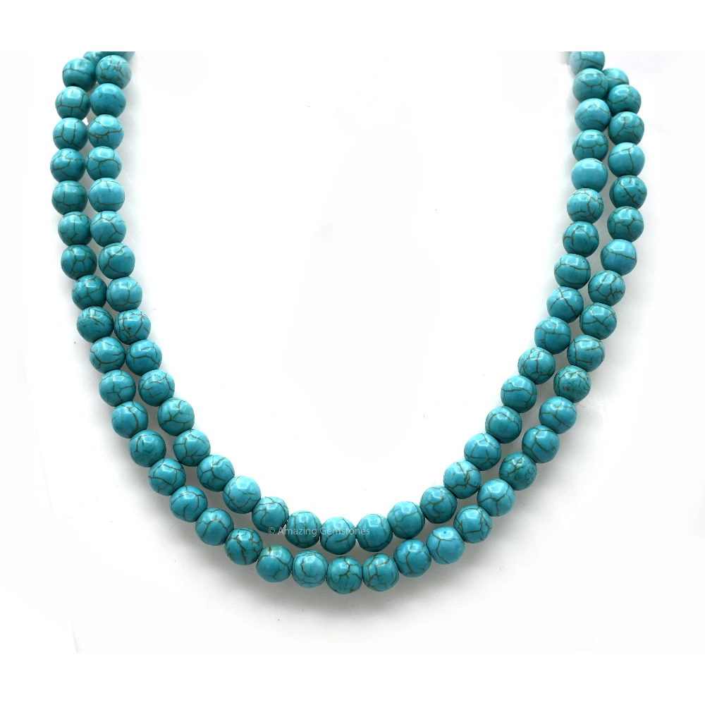 Turquoise Mala (Without Knot)