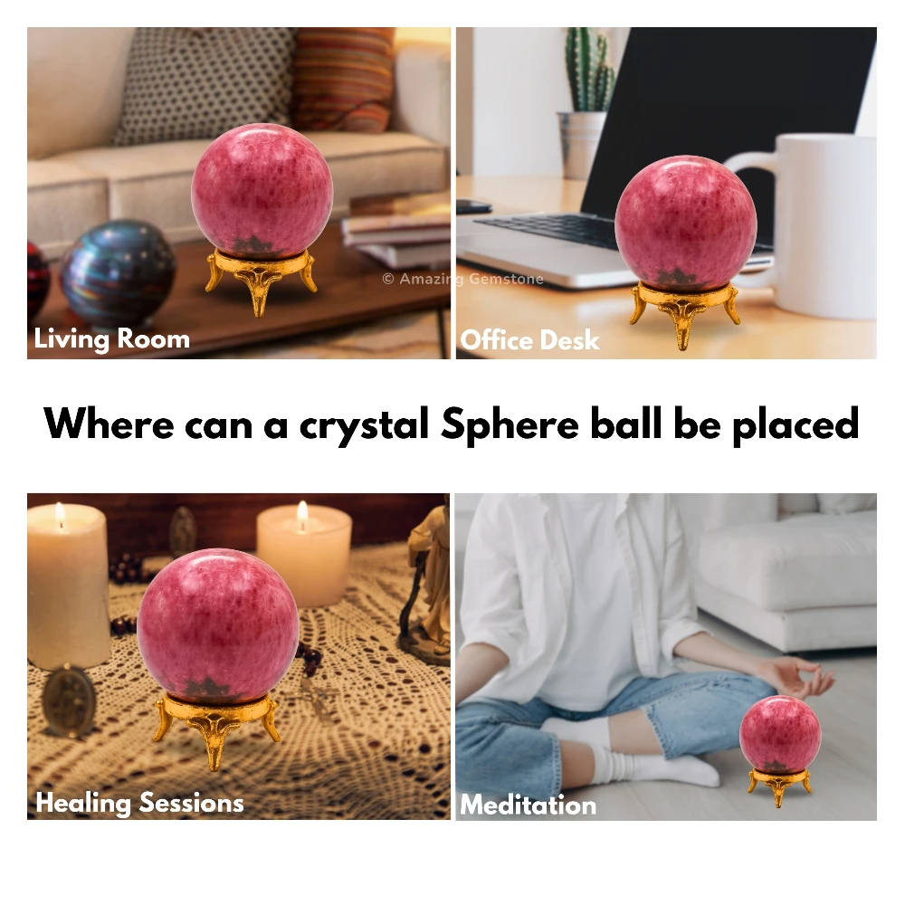 Rhodonite Sphere (2 Inch)