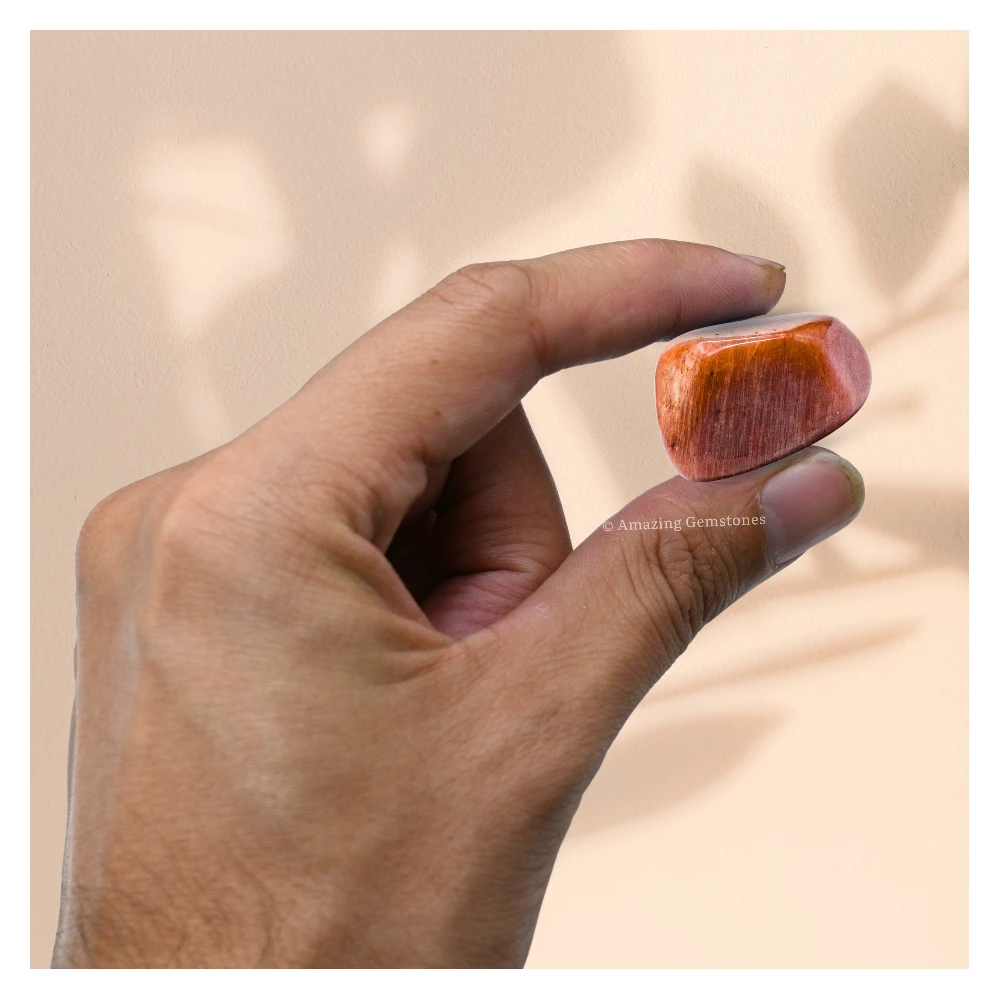 Tumbled Peach Moonstone Crystals Stones (1 oz)