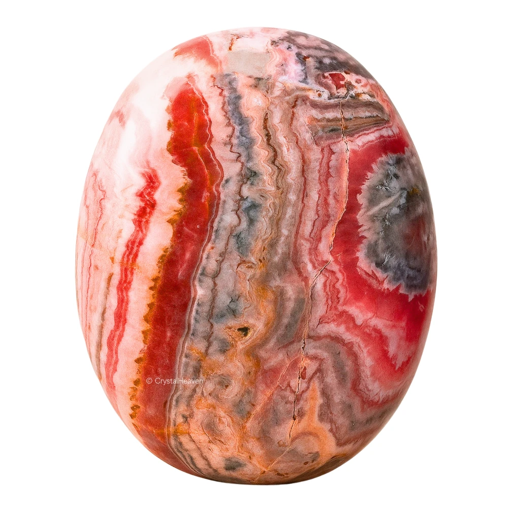 Rhodochrosite Palm Stone
