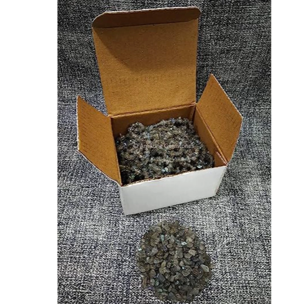 Labradorite Chips - Pre Drilled
