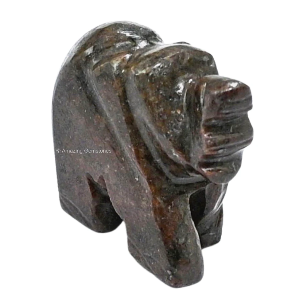 Garnet Mini Elephant Crystal Figurine