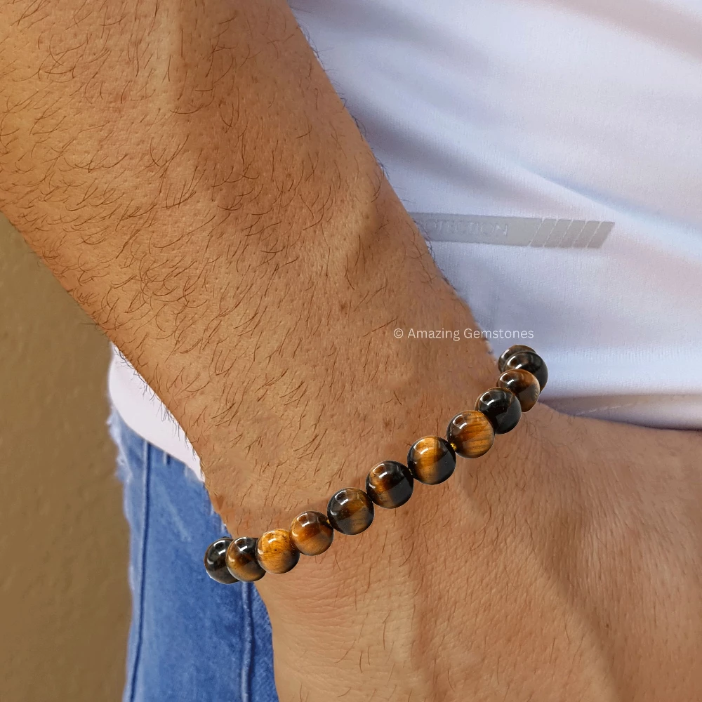 Tiger Eye Crystal Bracelet (Adjustable)