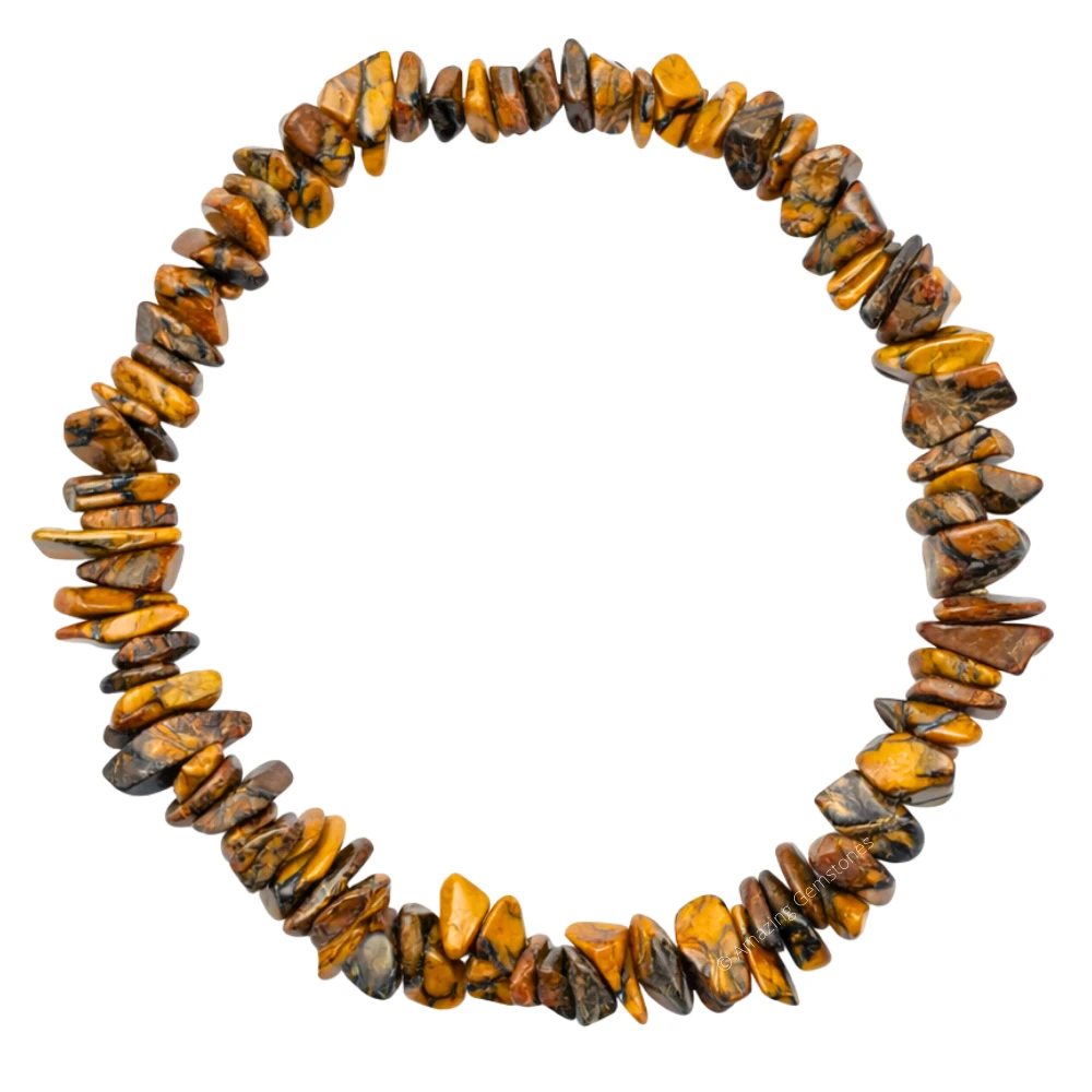 Tiger Eye Chips Bracelet