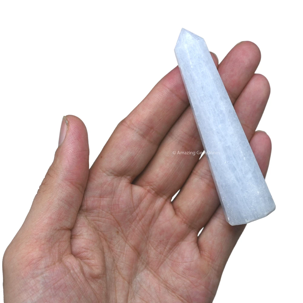 Blue Calcite Celestite Tower (3" to 4" INCH)