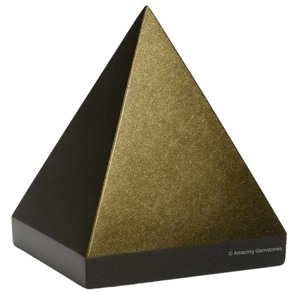 Gold Sheen Obsidian Pyramid (1.5 Inch)