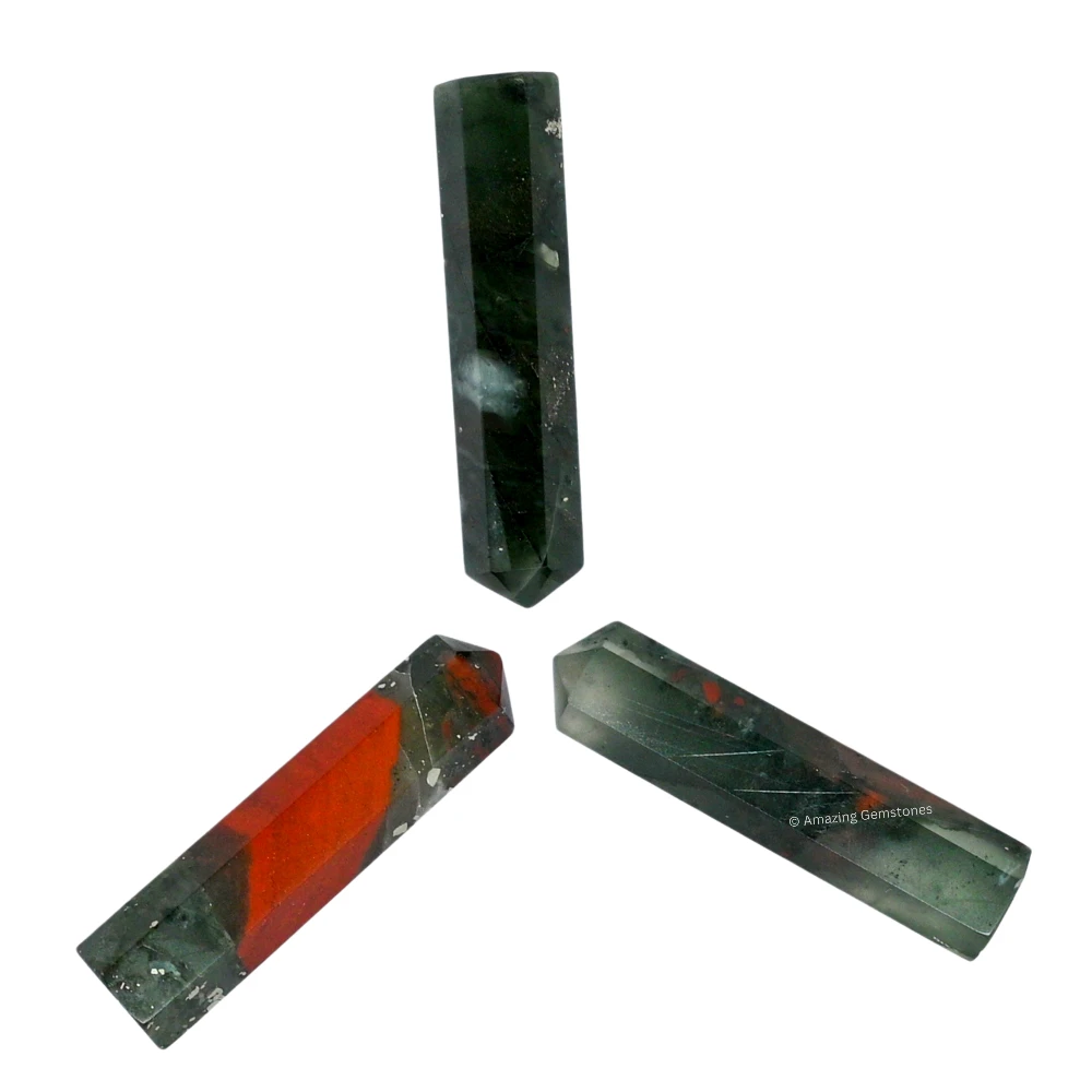 African Bloodstone Pencil Points (Set of 3)