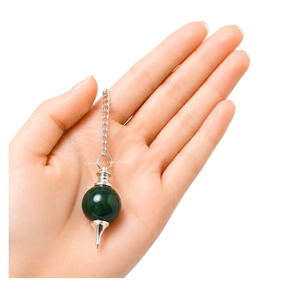 Green Aventurine Ball Pendulum