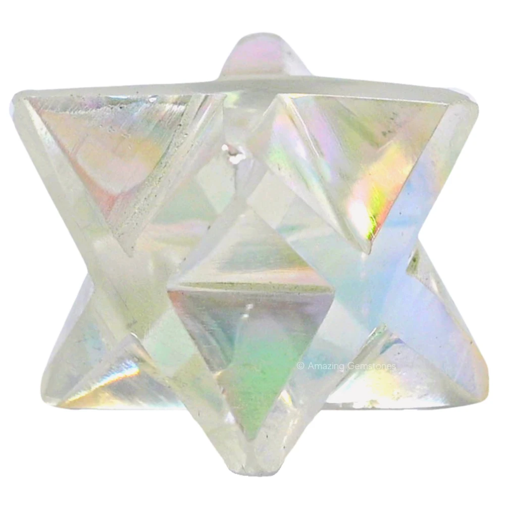 Angel Aura Quartz Merkaba (20-25 mm)