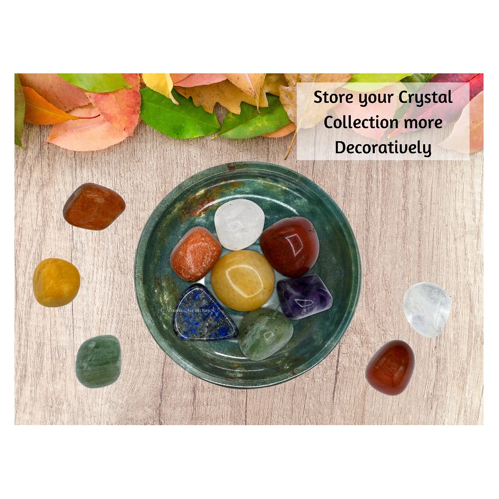 Bloodstone Crystal Bowl - 2 Inch