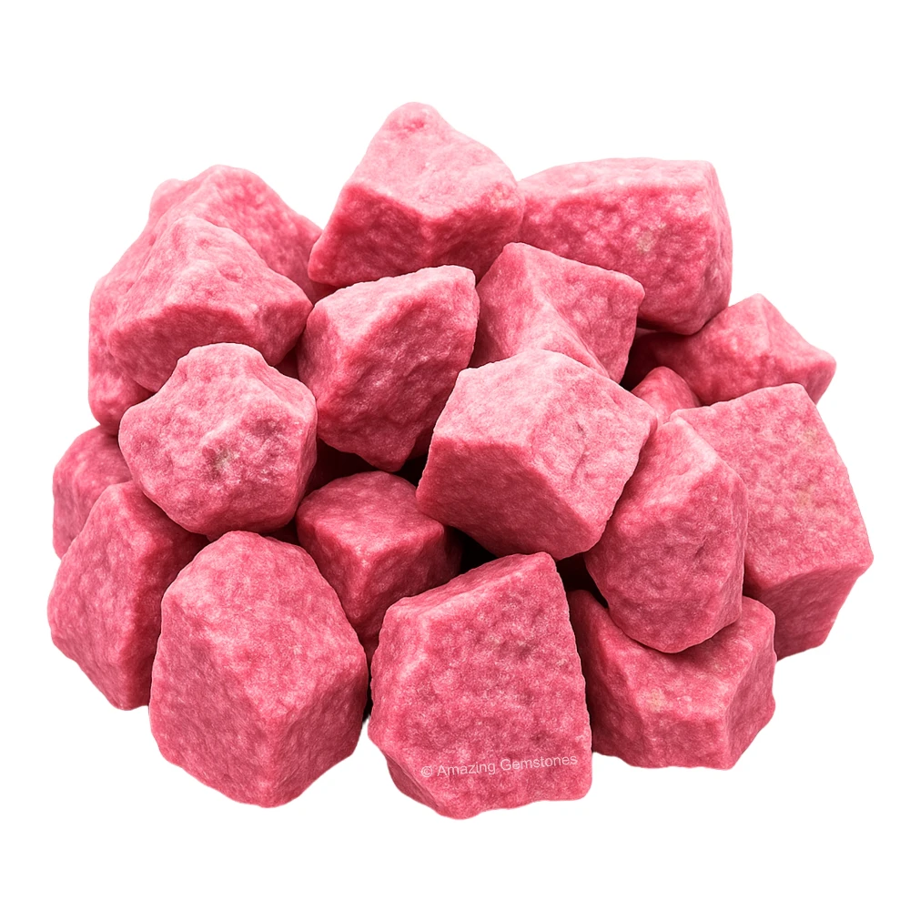 Thulite Raw Crystals (2 Pieces)