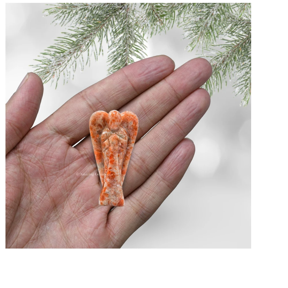 Sunstone Angel Figurine (1.5 Inch)