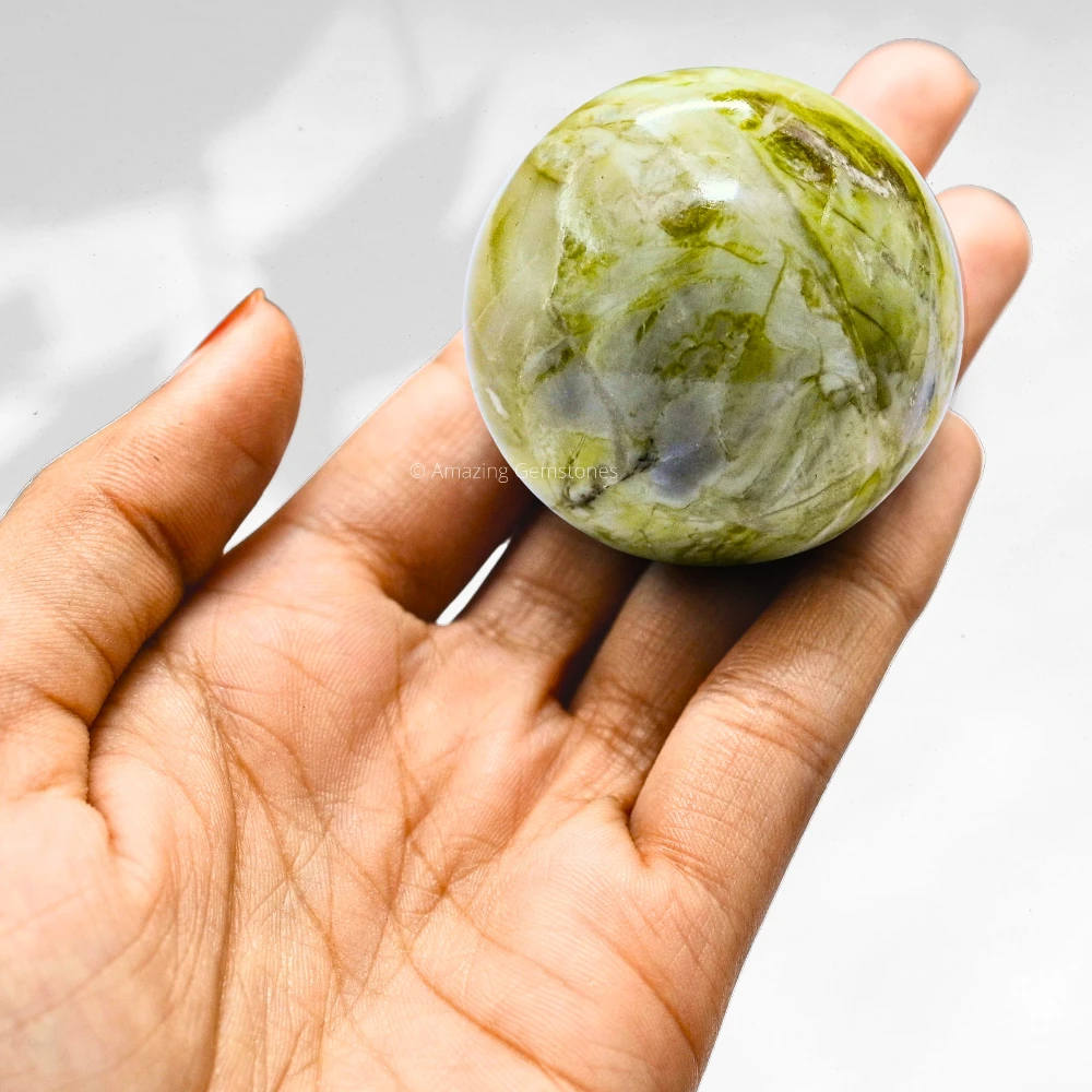 Serpentine Sphere (1.5 Inch)