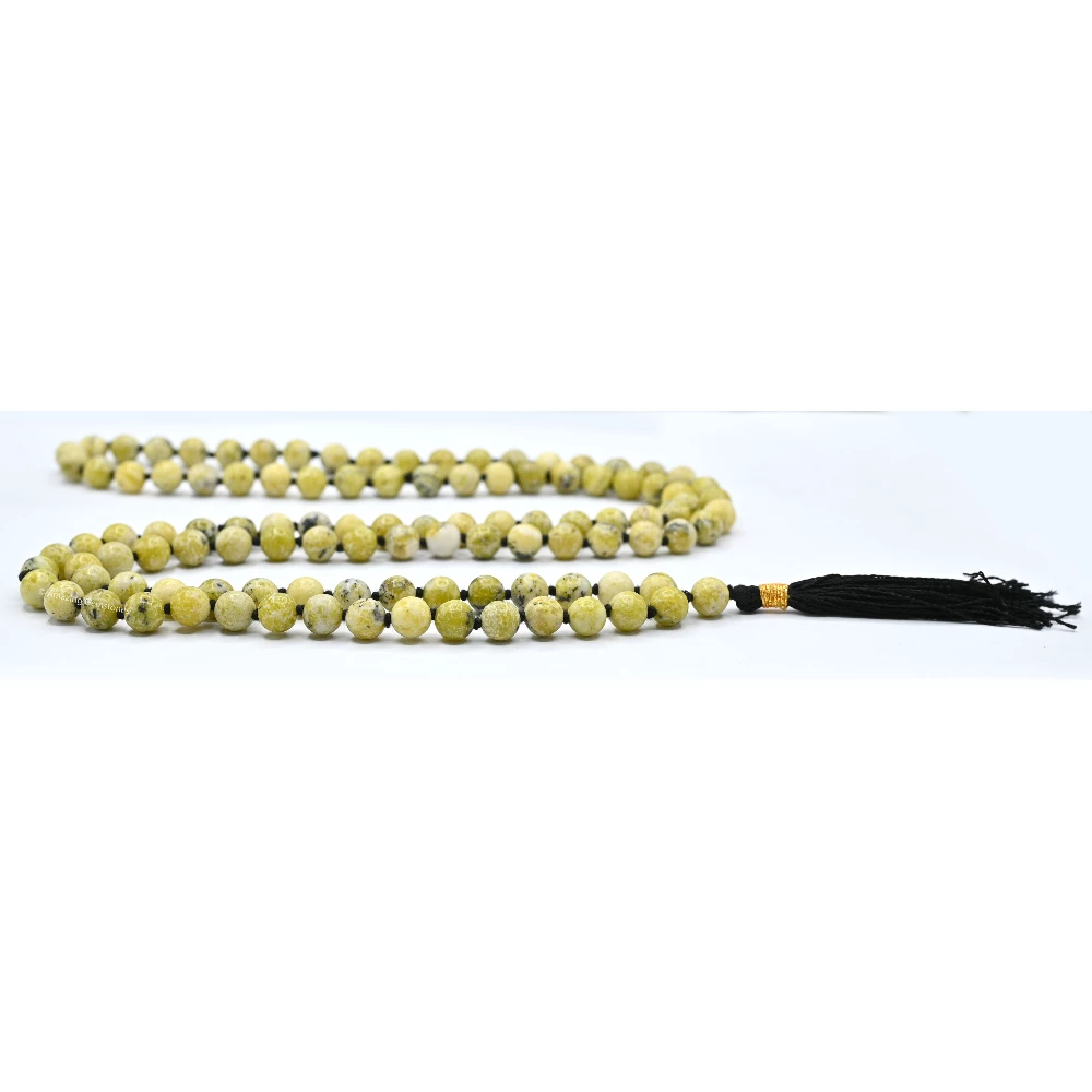 Serpentine Mala (Hand Knotted)