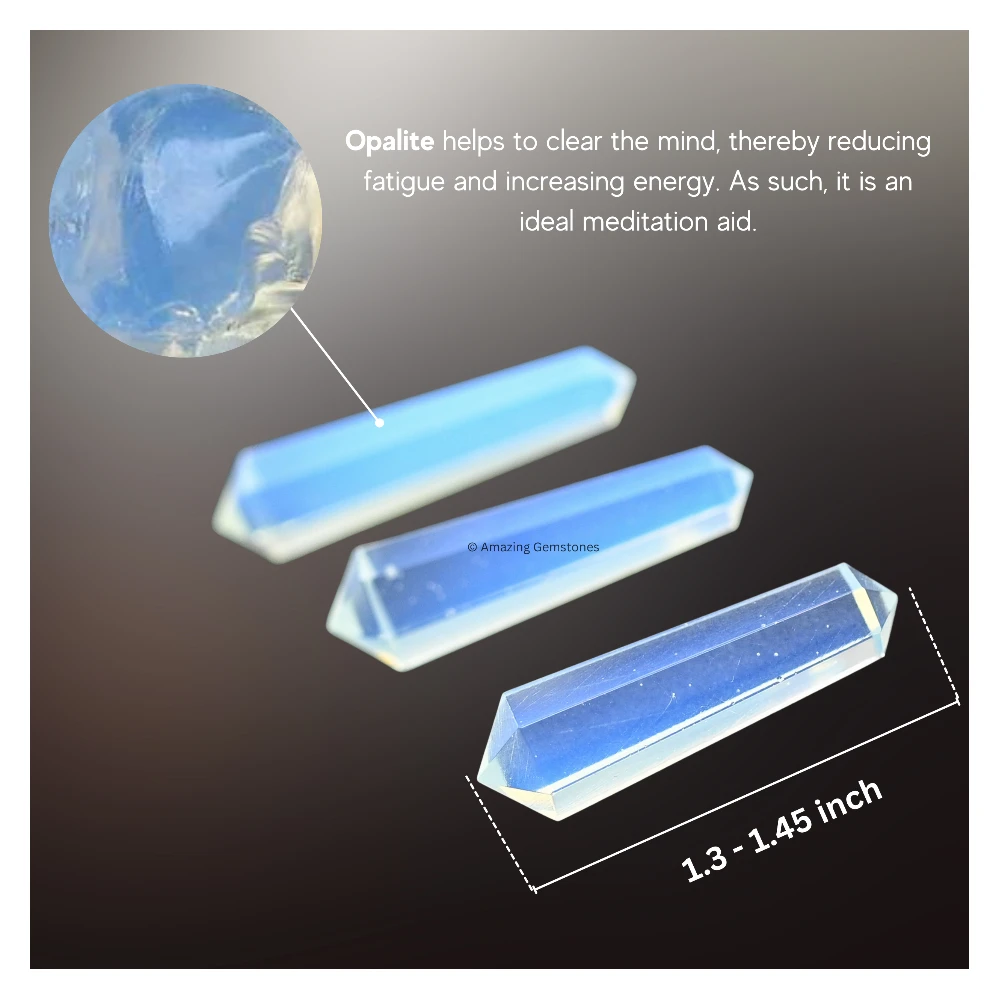 Opalite Pencil Points (Double Terminated) (Set of 10)