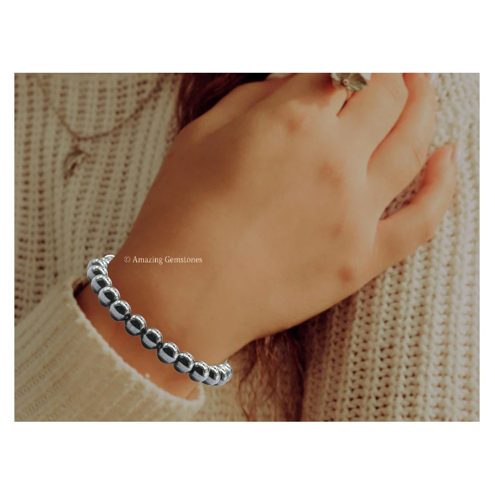Hematite Bracelet (Strechable)