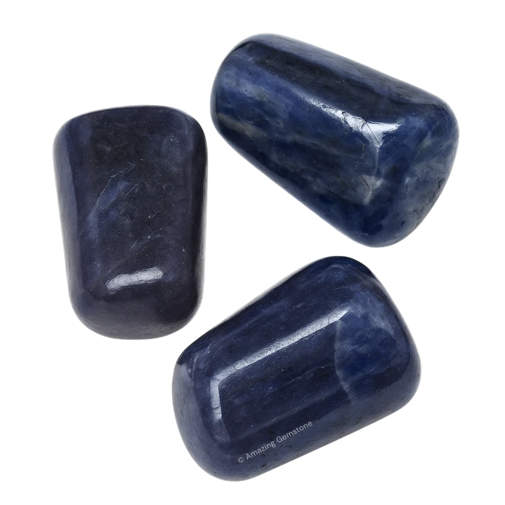 Tumbled Iolite Crystals Stones (1000+ Carats)