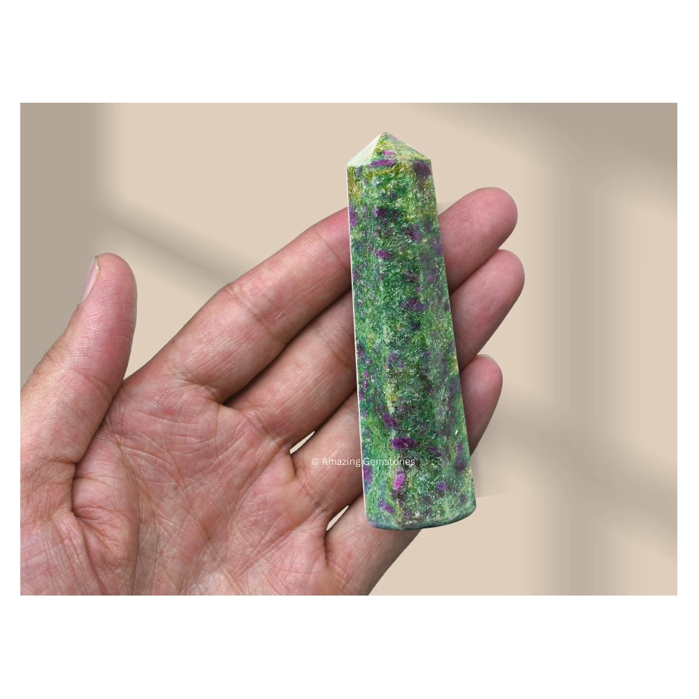 Ruby Fuchsite Tower (3" to 4" inch)