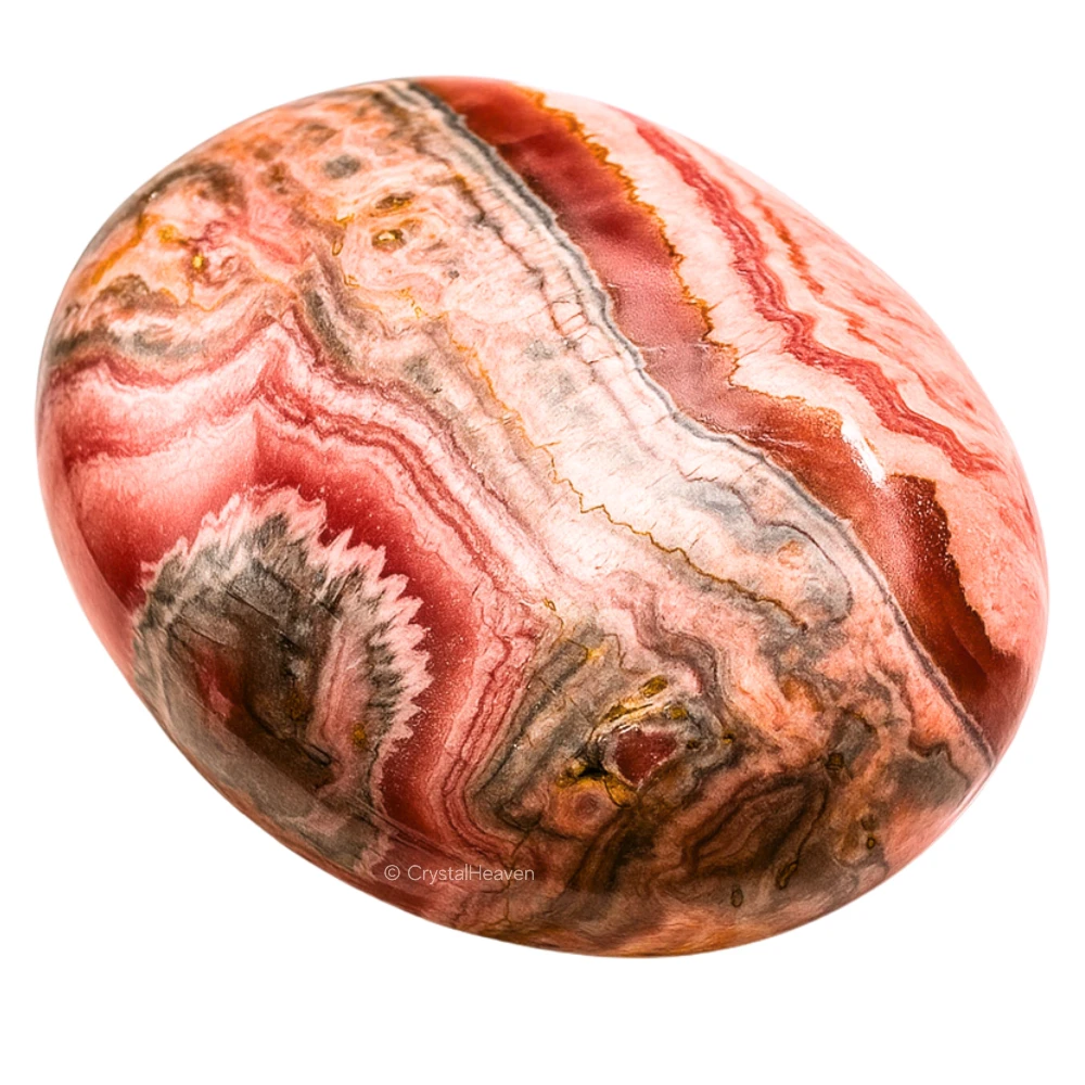 Rhodochrosite Palm Stone