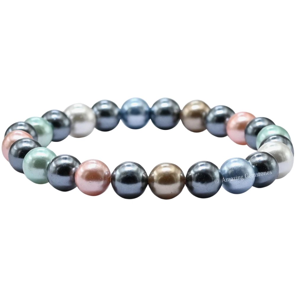 Multi Pearl Bracelet (Strechable)