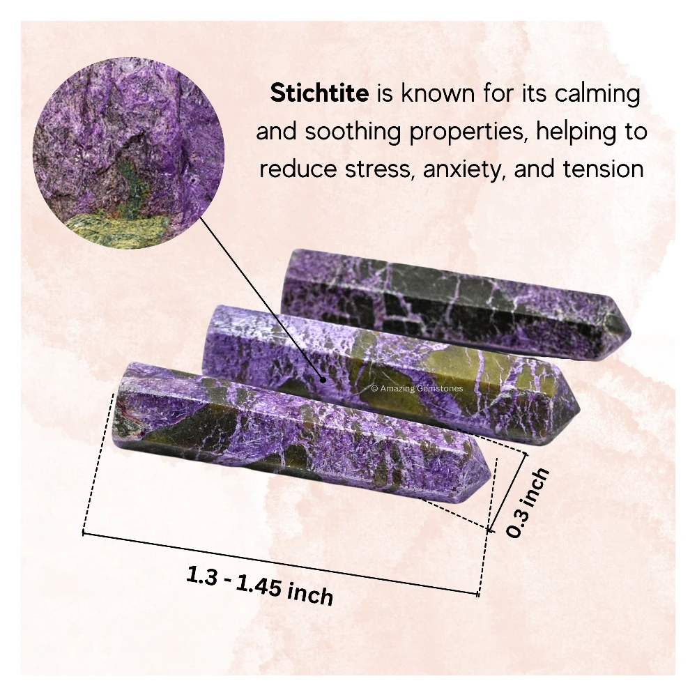 Stichtite Pencil Points (Set of 3)