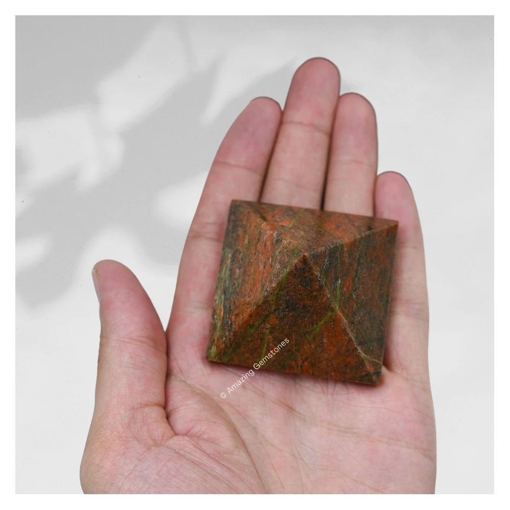 Unakite Pyramid (2 Inch)