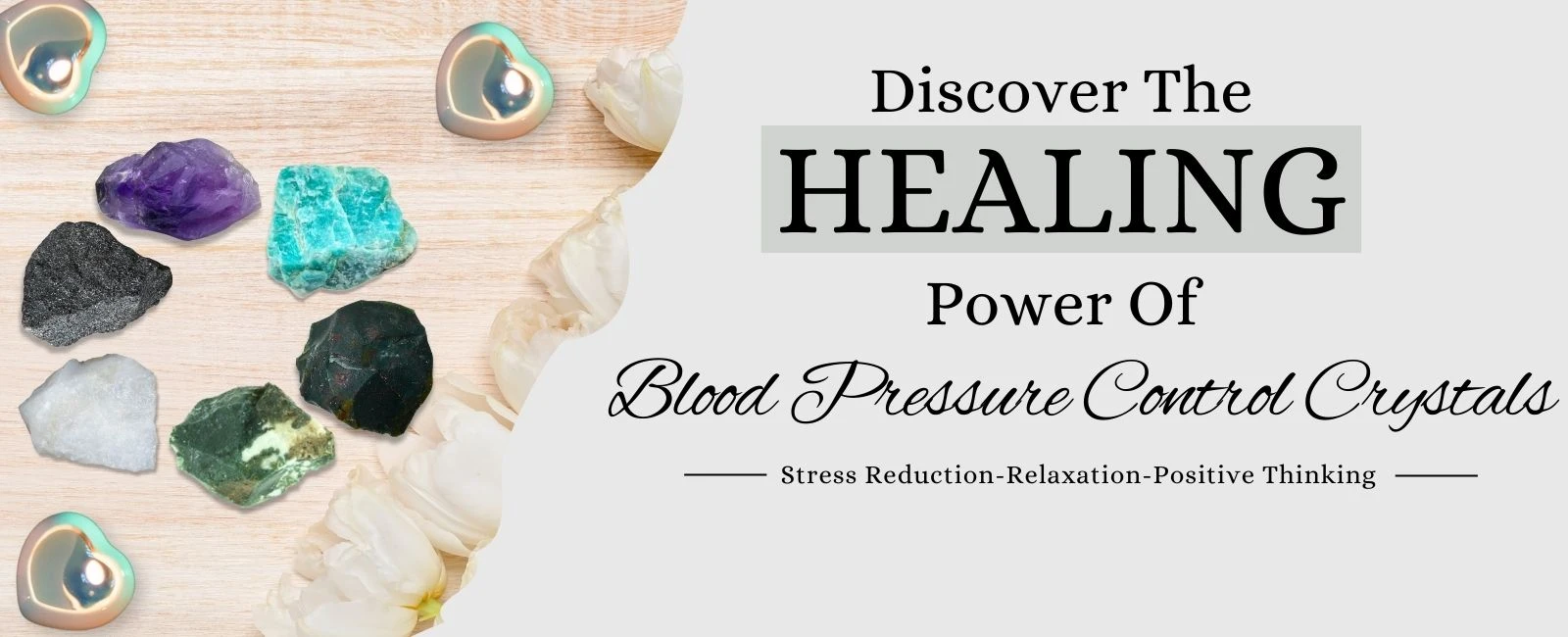 Blood Pressure Control Healing Crystal Raw Stone for Your Health