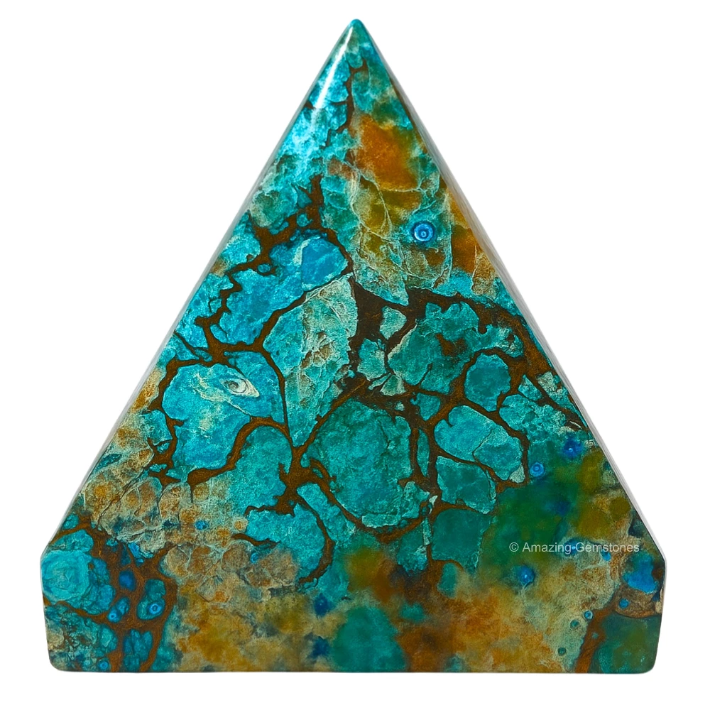 Chrysocolla Pyramid