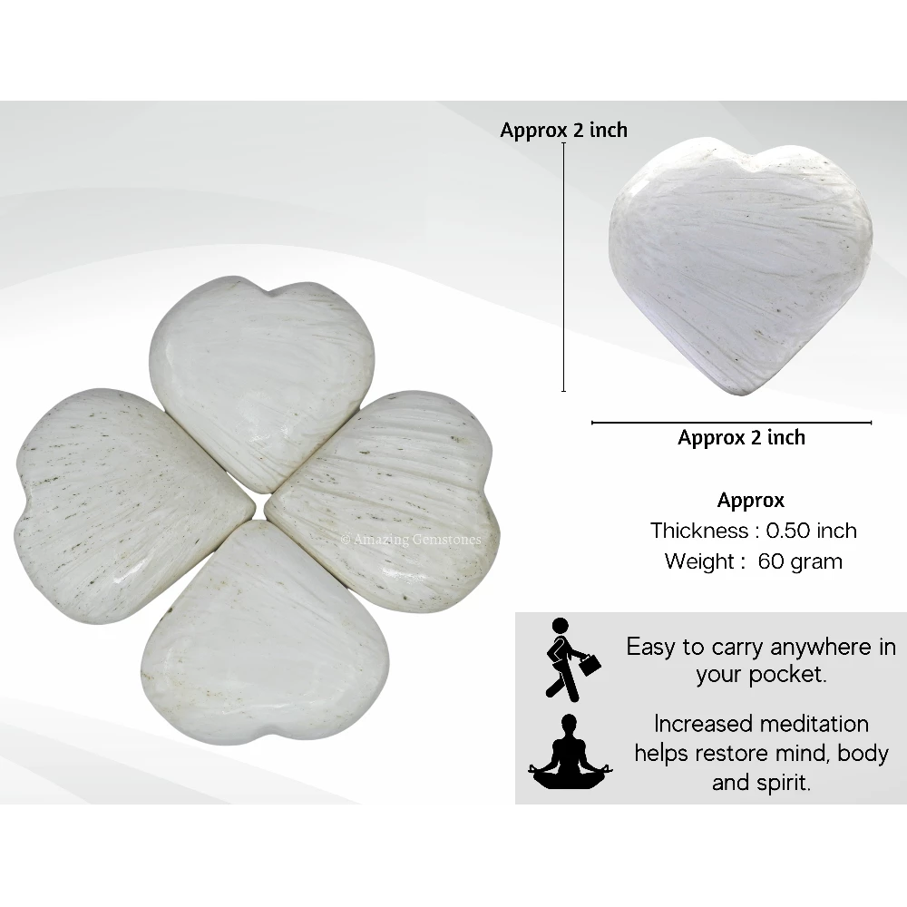 Scolecite Heart