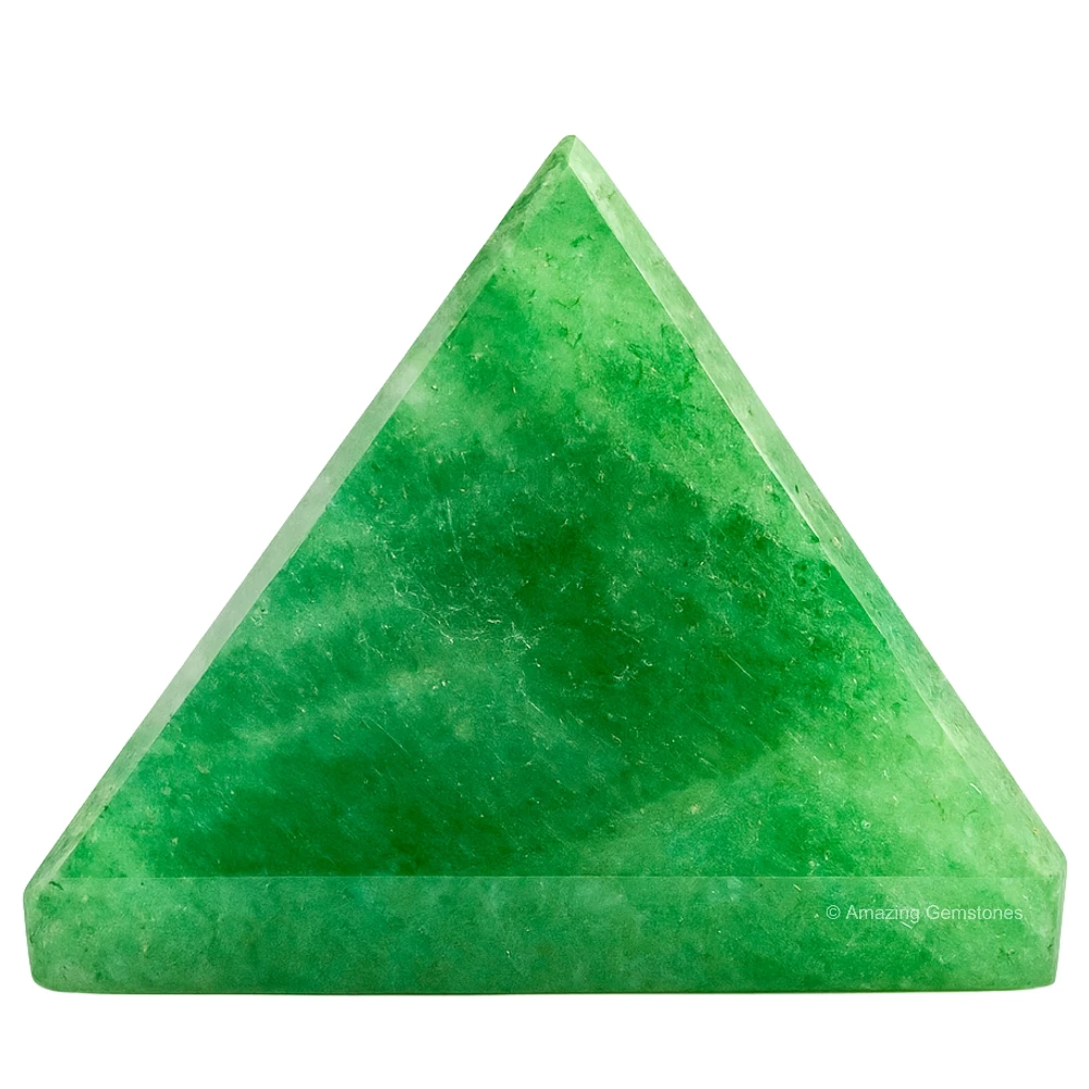 Green Strawberry Quartz Pyramid (2 Inch)