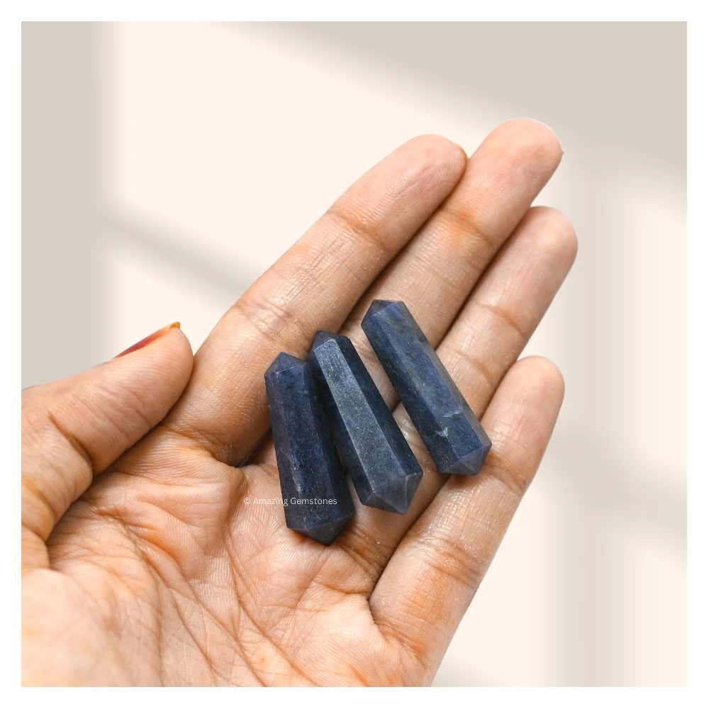 Blue Aventurine Pencil Points (Double Terminated) (Set of 50)