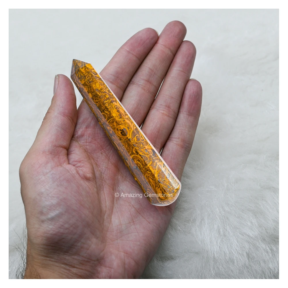 Mariyam jasper Wand (Faceted)