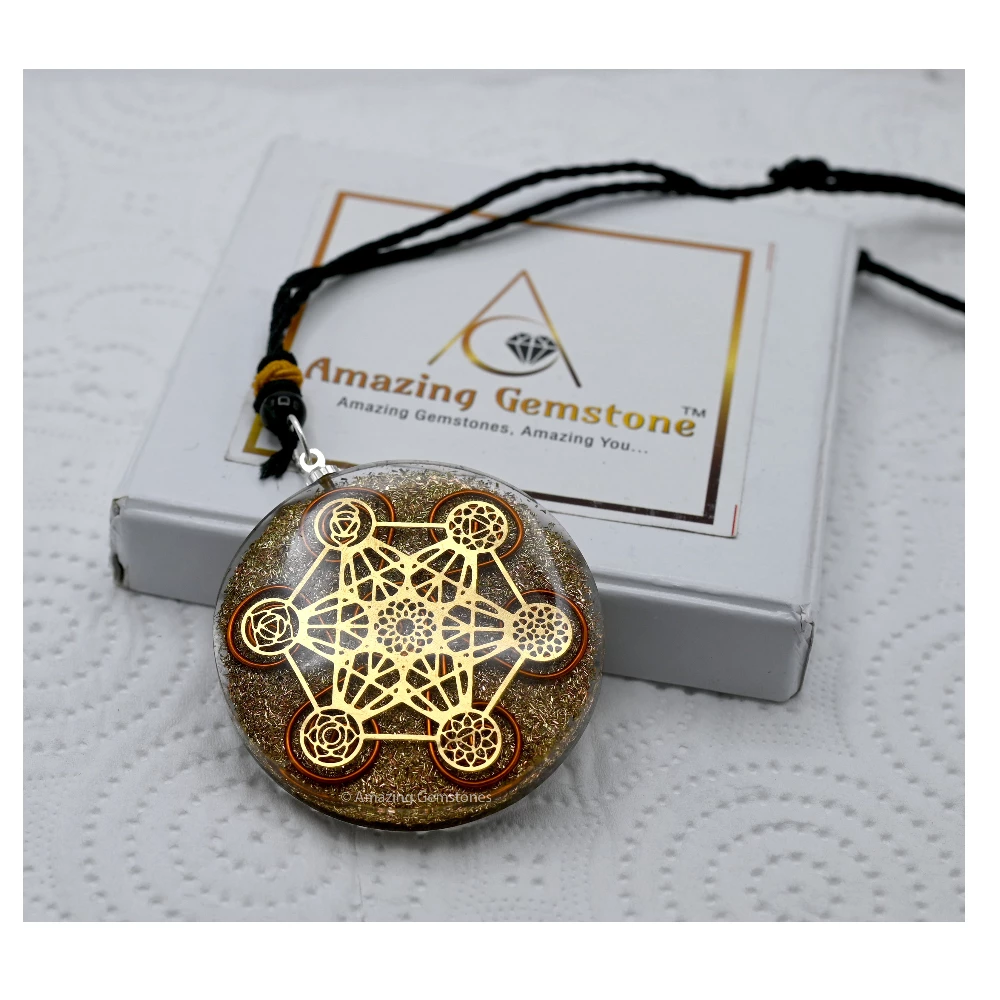 Copper Saving Orgone Necklace - Metatron Chakra