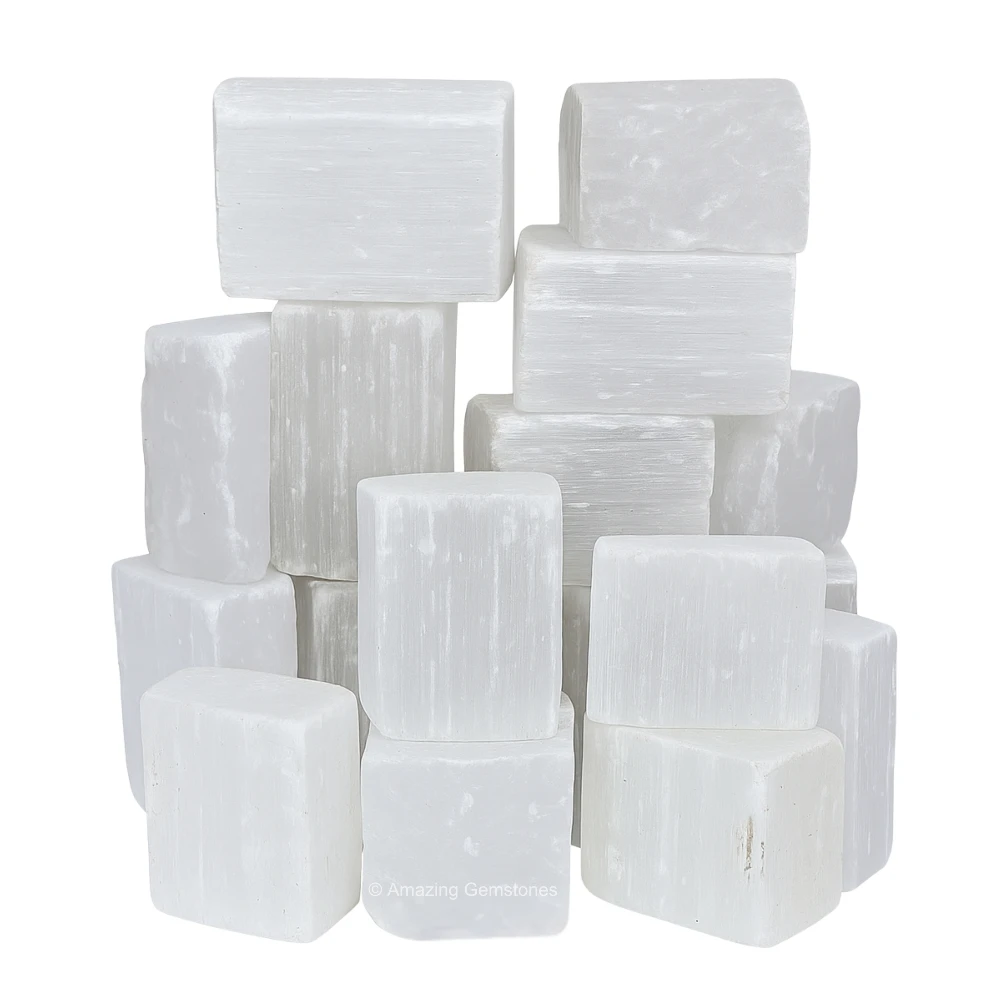 Selenite Raw Crystals (2 Pieces)