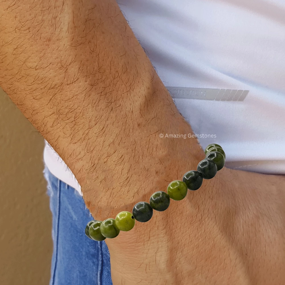 Green Jade Bracelet (Adjustable)