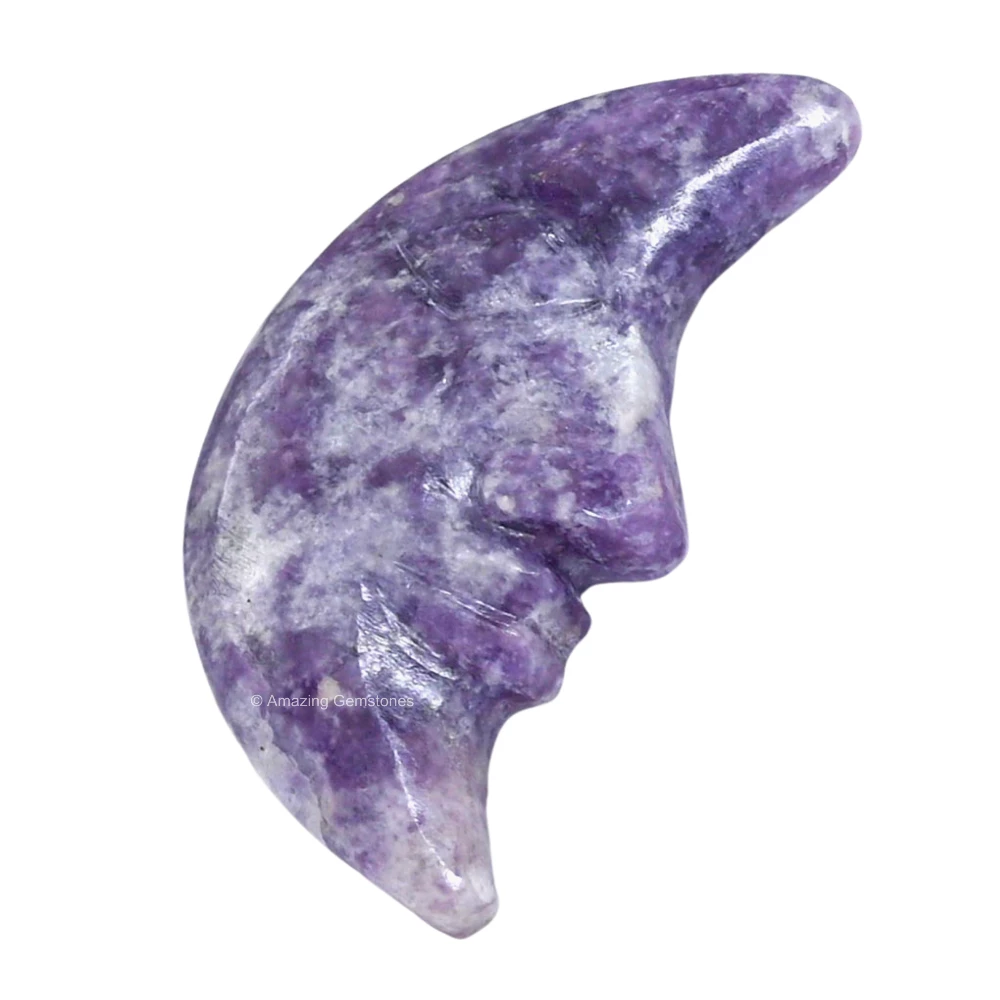 Lepidolite Crescent Moon