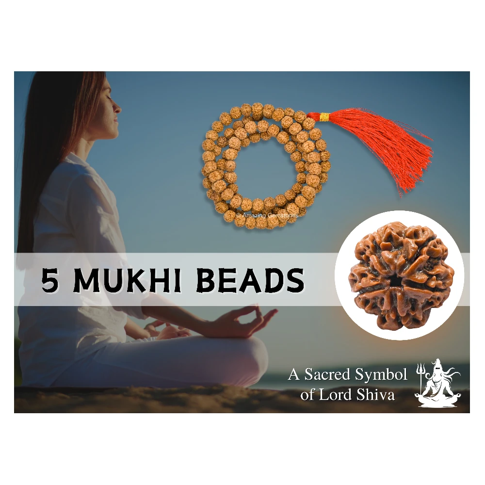 6mm Rudraksha Mala (Without Knot)