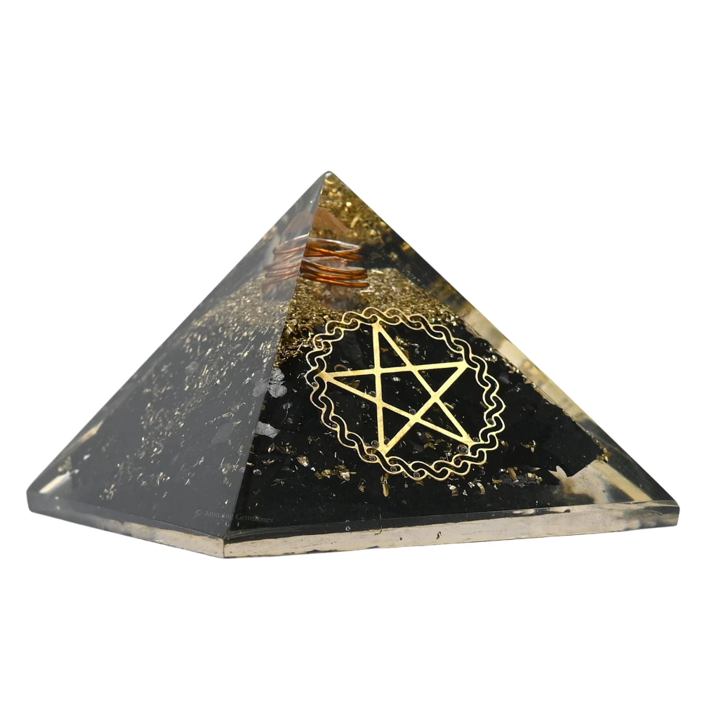 Shungite Orgone Pyramid - Pentacle