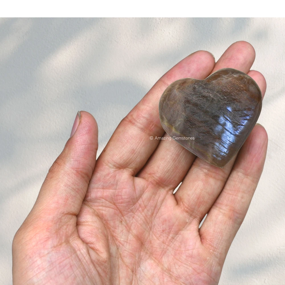 Sun Moonstone Heart