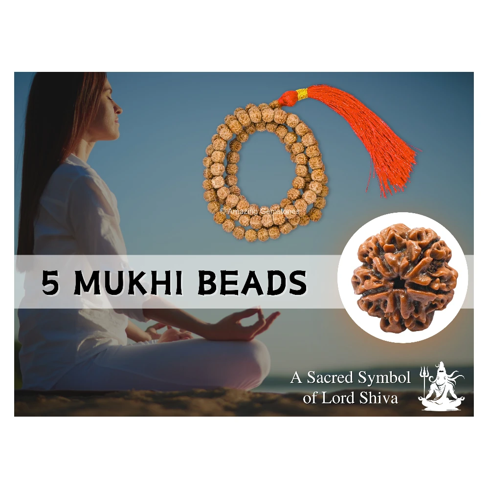 5mm Rudraksha Mala (Without Knot)